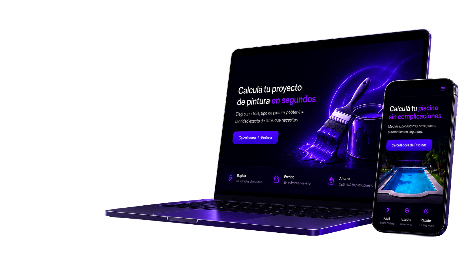 Herramientas de venta para computadora y celular